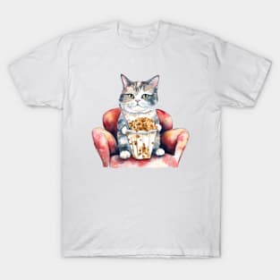 Purr-fect Popcorn Companion T-Shirt